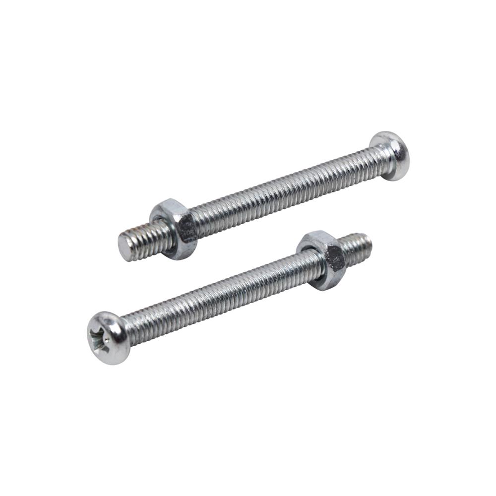 สกรูเกลียวมิลพร้อมนอต JP DEXZON 4X40 มม. แพ็ก 25 ชิ้น