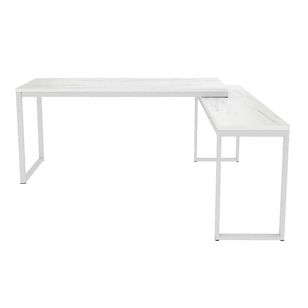 โต๊ะทำงานไม้ SURE HBD-1615 ลายหินอ่อนขาว