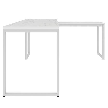 โต๊ะทำงานไม้ SURE HBD-1615 ลายหินอ่อนขาว_1