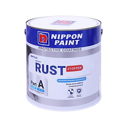 สีรองพื้นโลหะ NIPPON PAINT HI-PON 20-04 STE 80 PART A สีเทา 6/7 แกลลอน