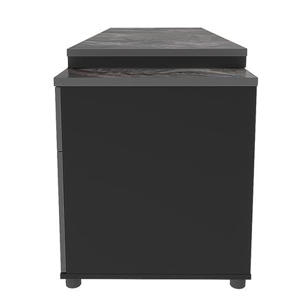 โต๊ะทำงานไม้ SURE HBD-1661 ลายหินอ่อนดำ_1