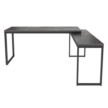 โต๊ะทำงานไม้ SURE HBD-1615 ลายหินอ่อนดำ