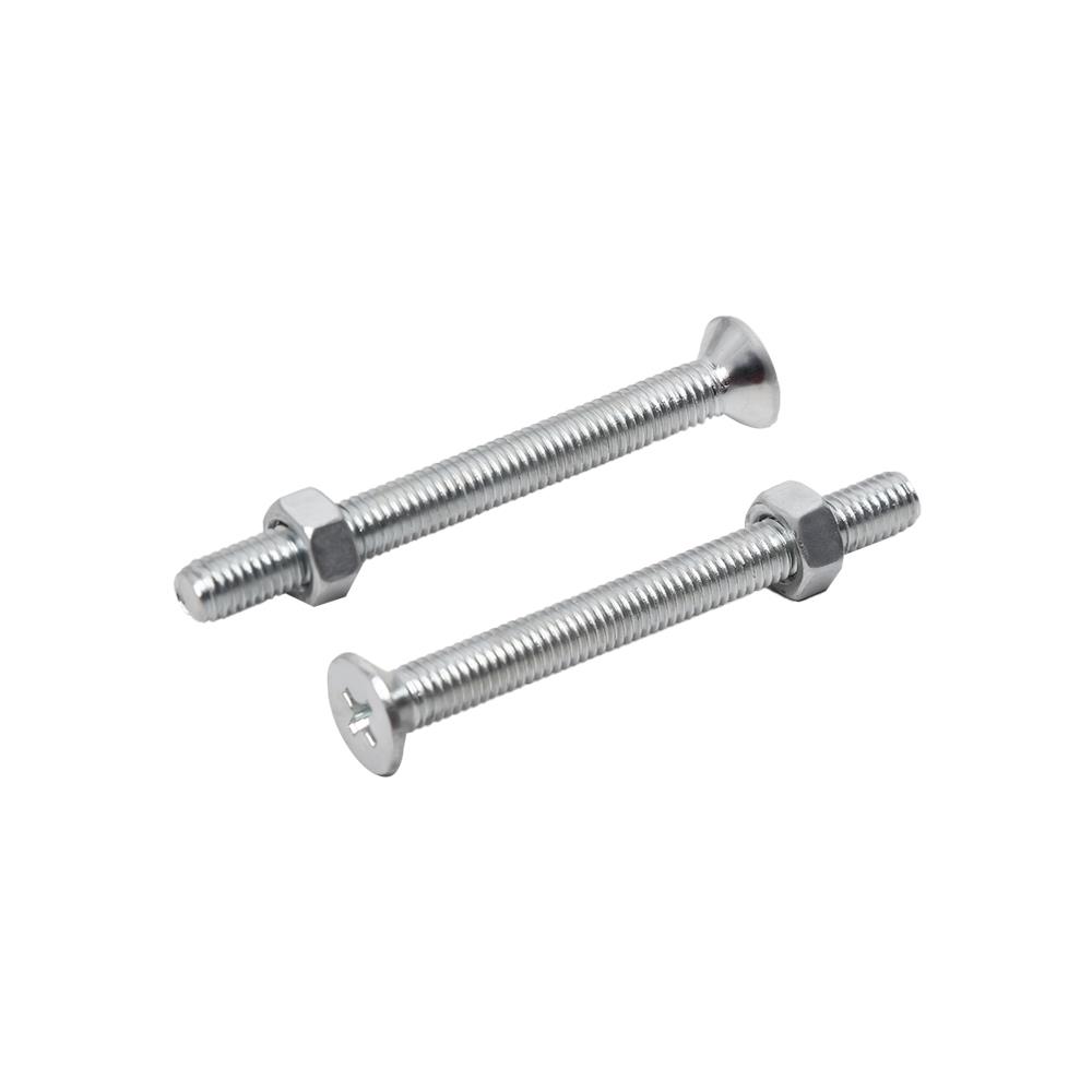 สกรูเกลียวมิลพร้อมนอต JF DEXZON 5X50 มม. แพ็ก 25 ชิ้น