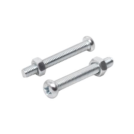 สกรูเกลียวมิลพร้อมนอต JP DEXZON 6X45 มม. แพ็ก 25 ชิ้น_0