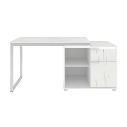 โต๊ะทำงานไม้ SURE HBD-1262 ลายหินขาว