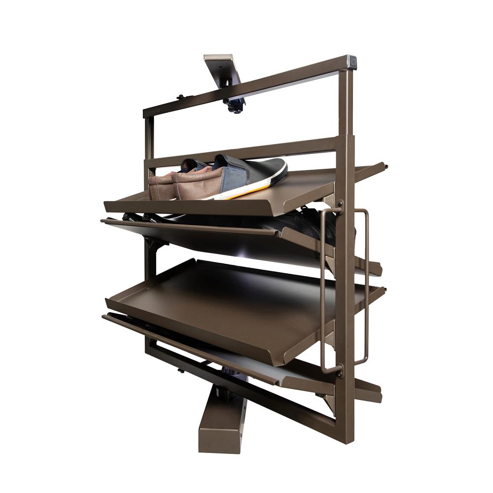 D.I.Y. ชั้นวางรองเท้า 4 ชั้น HAFELE หมุน 180 องศา สีมอคค่า