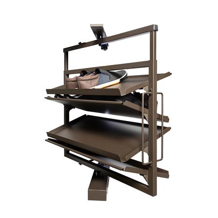 D.I.Y. ชั้นวางรองเท้า 4 ชั้น HAFELE หมุน 180 องศา สีมอคค่า