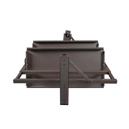 D.I.Y. ชั้นวางรองเท้า 4 ชั้น HAFELE หมุน 180 องศา สีมอคค่า_2