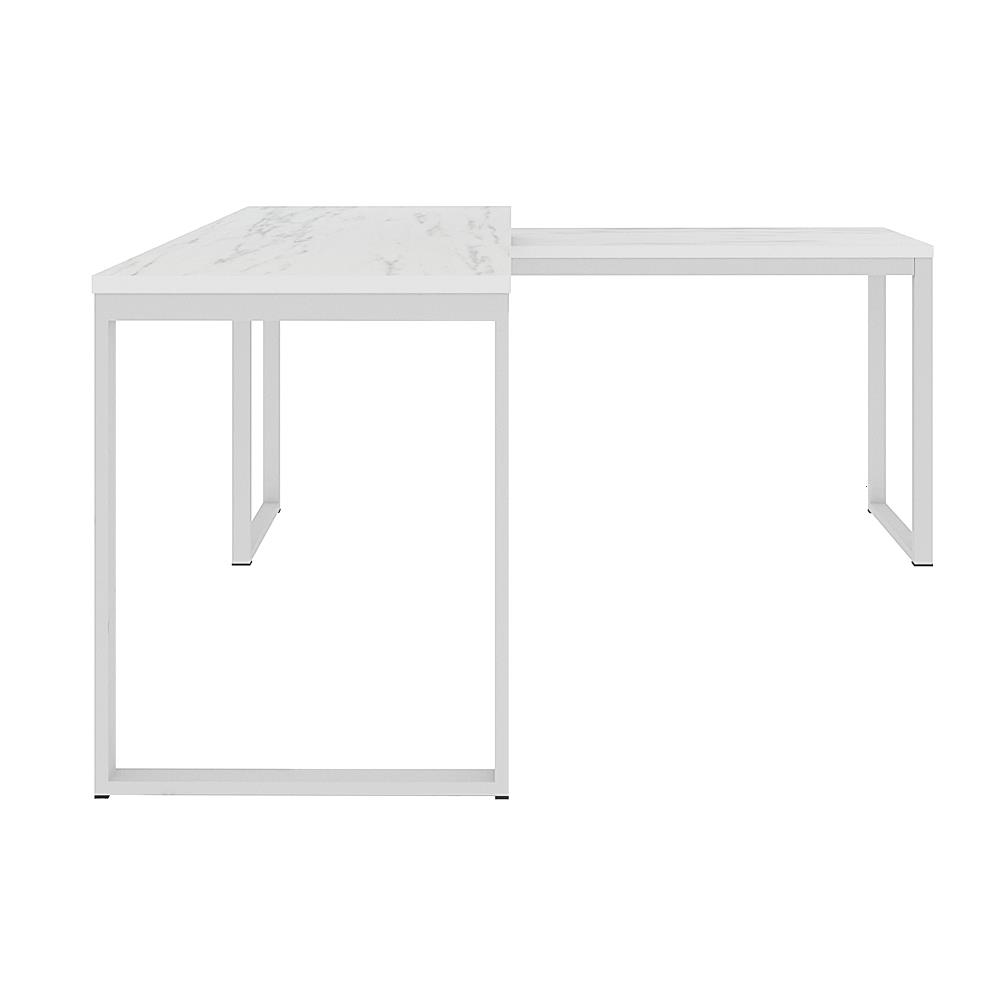 โต๊ะทำงานไม้ SURE HBD-1215 ลายหินอ่อนขาว