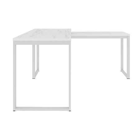 โต๊ะทำงานไม้ SURE HBD-1215 ลายหินอ่อนขาว_2