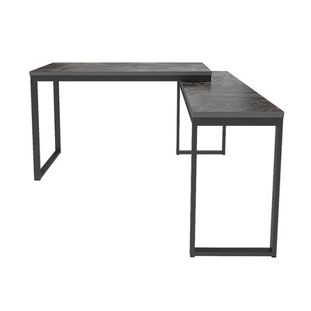 โต๊ะทำงานไม้ SURE HBD-1215 ลายหินอ่อนดำ