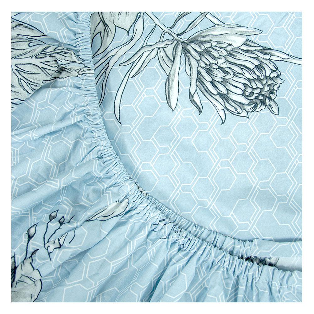 ผ้าปูที่นอน 3.5 ฟุต 3 ชิ้น PICASSO SMILE FLORA