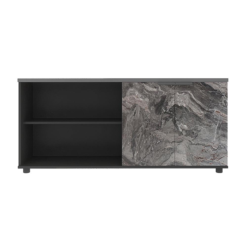 ตู้เอกสารบานผสม SURE HBC-1540 ลายหินอ่อน สีดำ