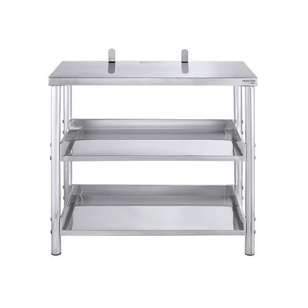 โต๊ะวางเตาคู่ MESTER SH 8071-1 สเตนเลส