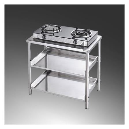 โต๊ะวางเตาคู่ MESTER SH 8071-1 สเตนเลส_1