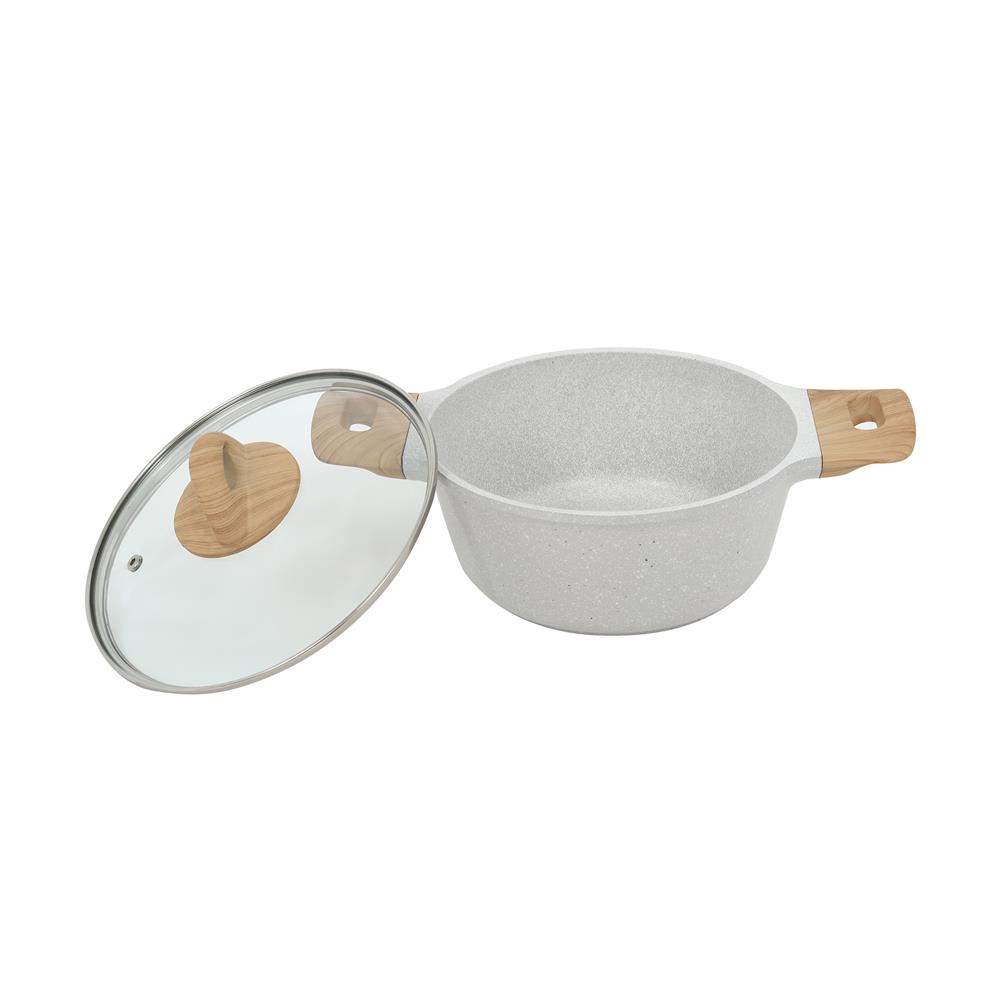 ชุดเครื่องครัว GIVING KECH 6 ชิ้น สีครีม