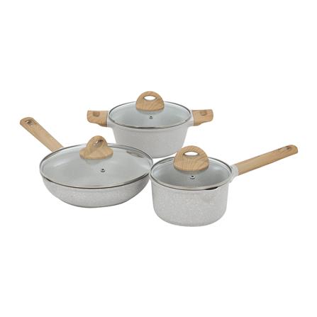 ชุดเครื่องครัว GIVING KECH 6 ชิ้น สีครีม_0