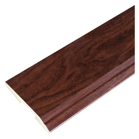 บัวพื้น PS CROBERN JC879-937G 9.5X300X1.2 ซม. สี BROWN WOOD_0