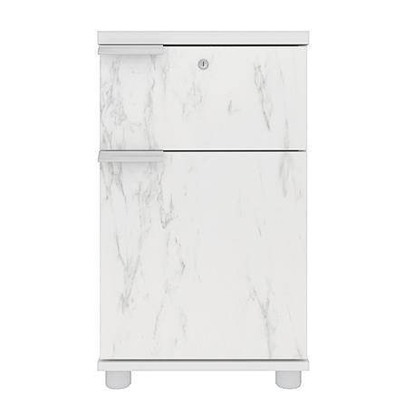 ตู้ลิ้นชัก SURE HBC-460 ลายหินอ่อน สีขาว_1