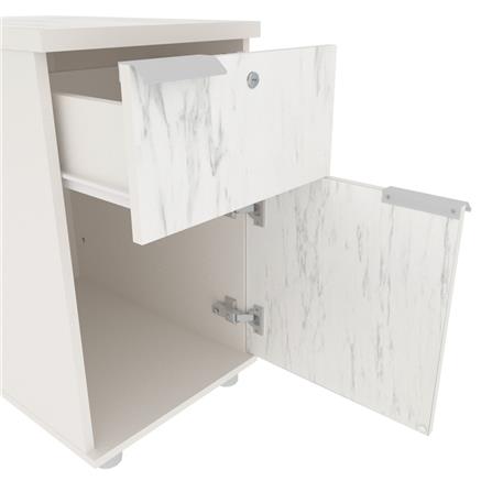 ตู้ลิ้นชัก SURE HBC-460 ลายหินอ่อน สีขาว_2