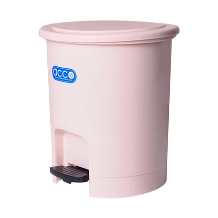 ถังขยะเหยียบกลม ACCO PASTEL 6L สีเบจ_1