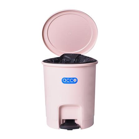 ถังขยะเหยียบกลม ACCO PASTEL 6L สีเบจ_2