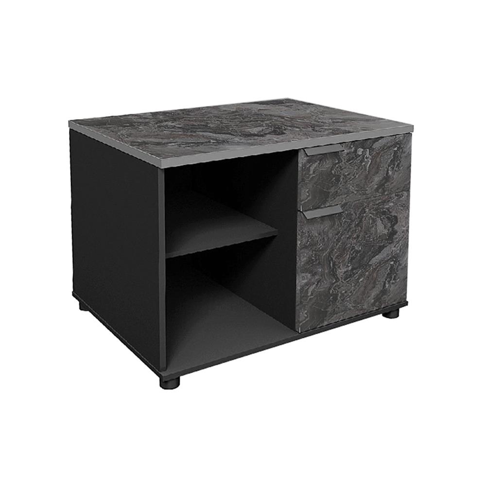 ตู้บานผสม SURE HBC-860 ลายหินอ่อน สีดำ