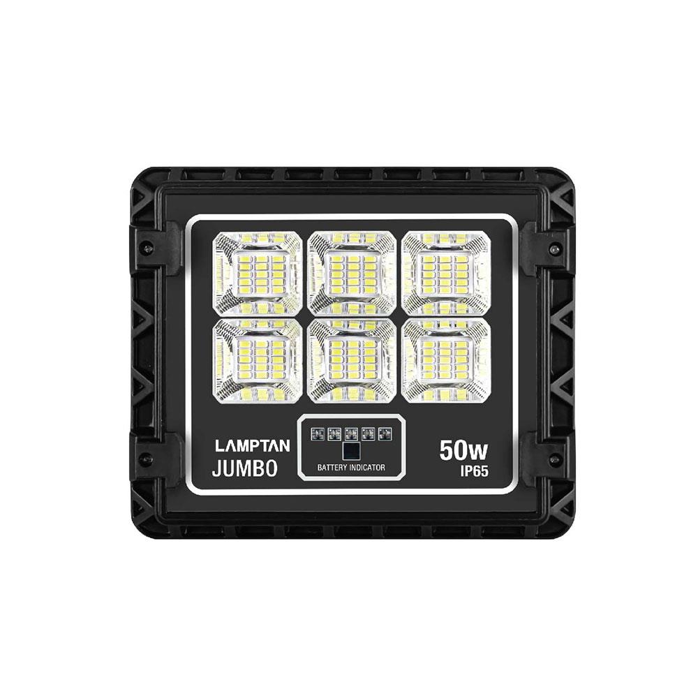 สปอตไลท์ SOLAR LAMPTAN JUMBO 50 วัตต์ DAYLIGHT สีดำ