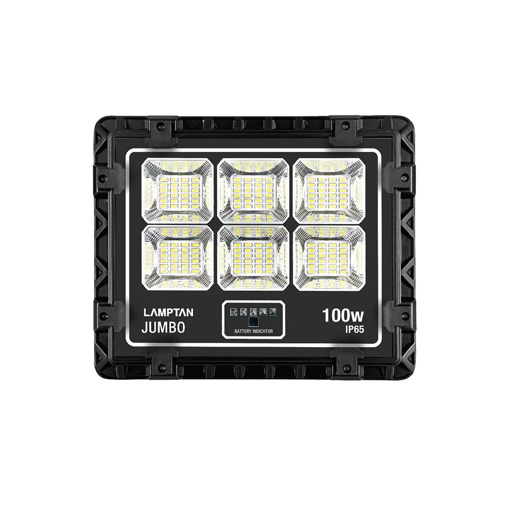 สปอตไลท์ SOLAR LAMPTAN JUMBO 100 วัตต์ DAYLIGHT สีดำ