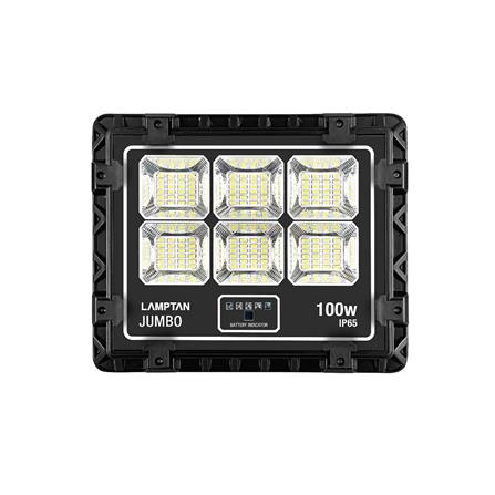สปอตไลท์ SOLAR LAMPTAN JUMBO 100 วัตต์ DAYLIGHT สีดำ_1