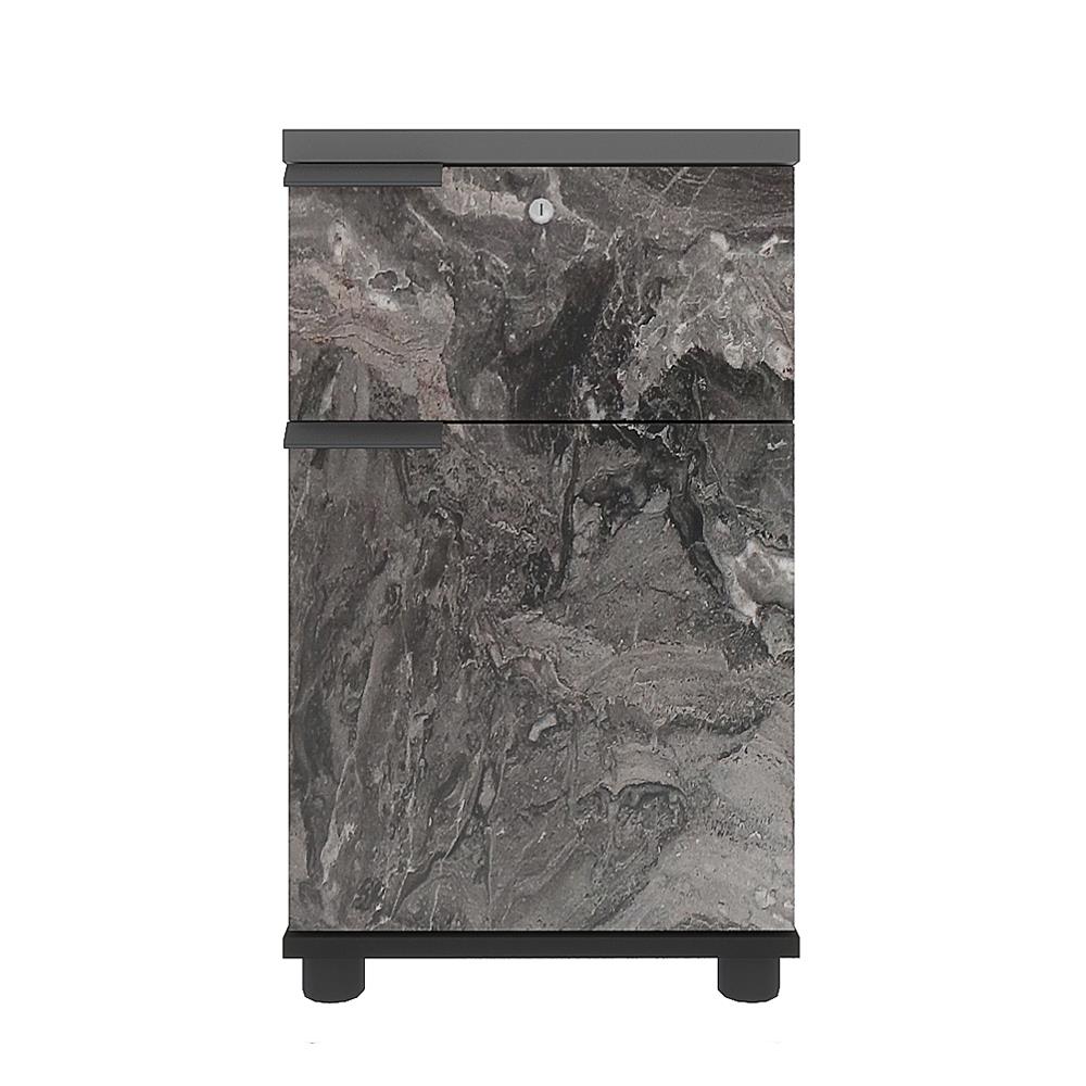 ตู้ลิ้นชัก SURE HBC-460 ลายหินอ่อน สีดำ