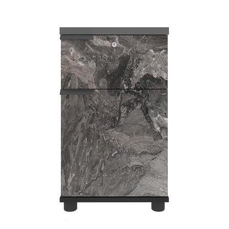 ตู้ลิ้นชัก SURE HBC-460 ลายหินอ่อน สีดำ