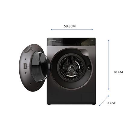 เครื่องซักผ้าฝาหน้า SHARP ES-FK1252PT-S 12.5 กก. สีเทา อินเวอร์เตอร์_5