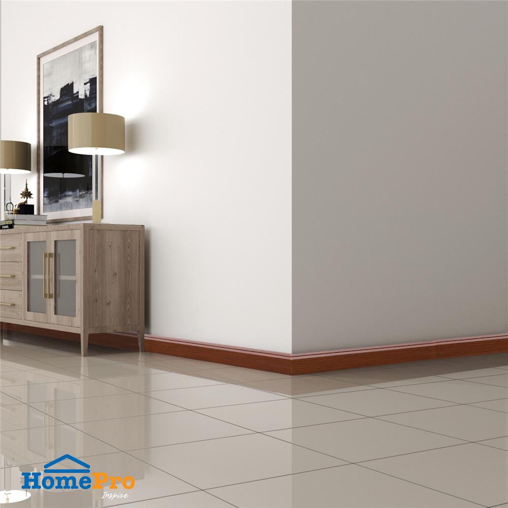 บัวพื้น PS CROBERN JC879-7401 9.5X300X1.2 ซม. สี RED WOOD