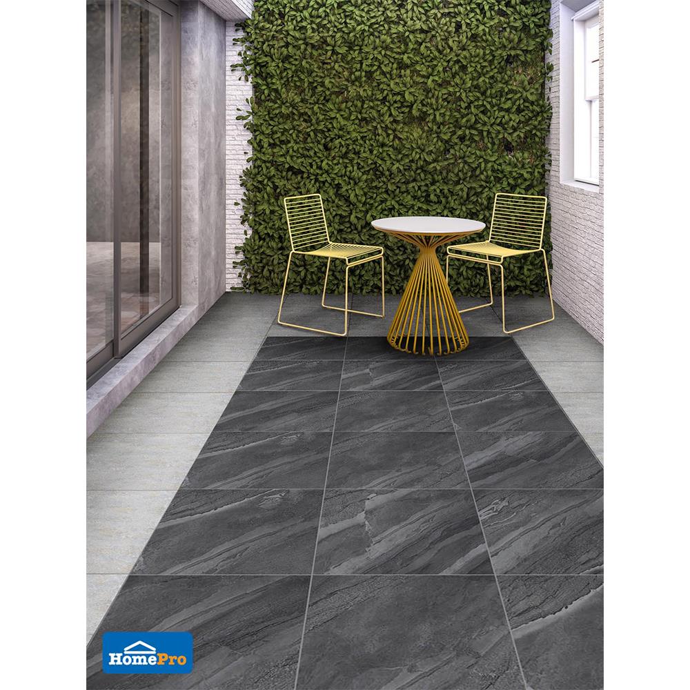 กระเบื้องพื้น 50x50 ซม. DURAGRES เคลเมนซ่า ดาร์กเกรย์ A 1 ตร.ม.