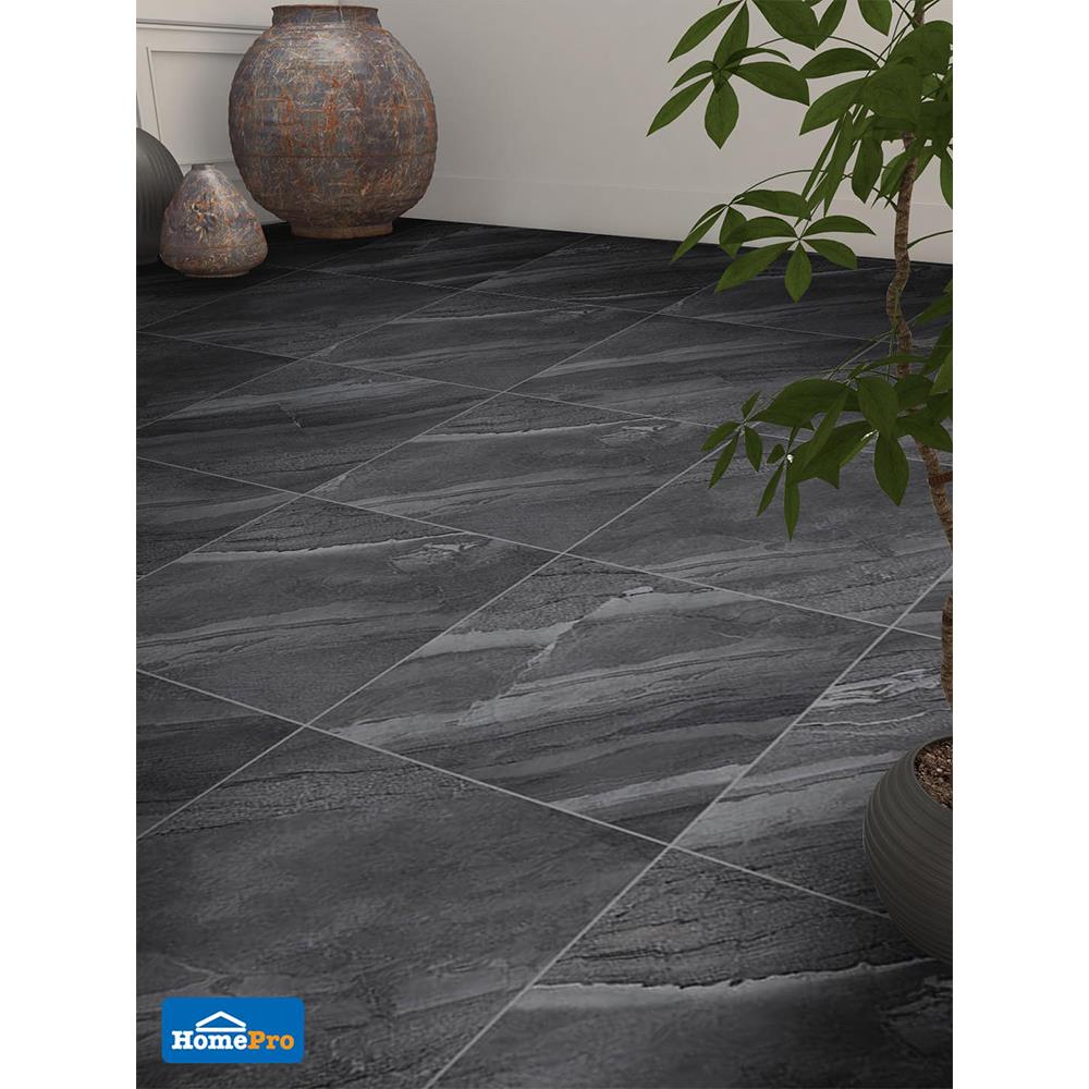 กระเบื้องพื้น 50x50 ซม. DURAGRES เคลเมนซ่า ดาร์กเกรย์ A 1 ตร.ม.