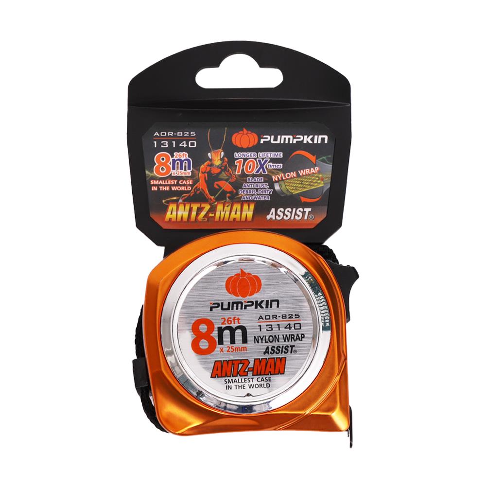 ตลับเมตร PUMPKIN ANTZ-MAN ORIGIN 8 ม. สีส้ม