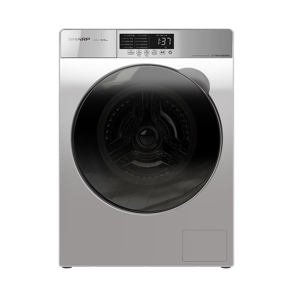 เครื่องซักผ้าฝาหน้า SHARP ES-FK852ET-W 8.5 กก. สีเทา อินเวอร์เตอร์