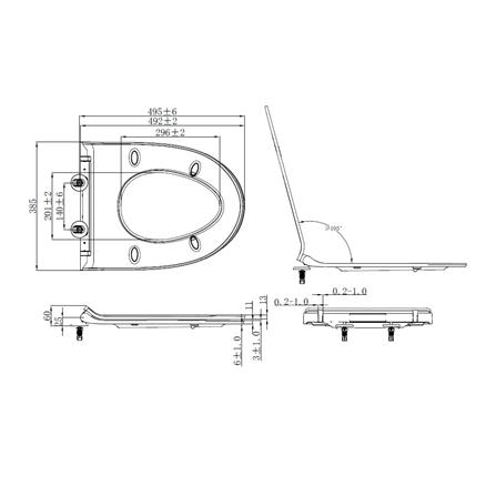ฝารองนั่ง SLOW CLOSE AMERICAN STANDARD 640000CS-WT_1