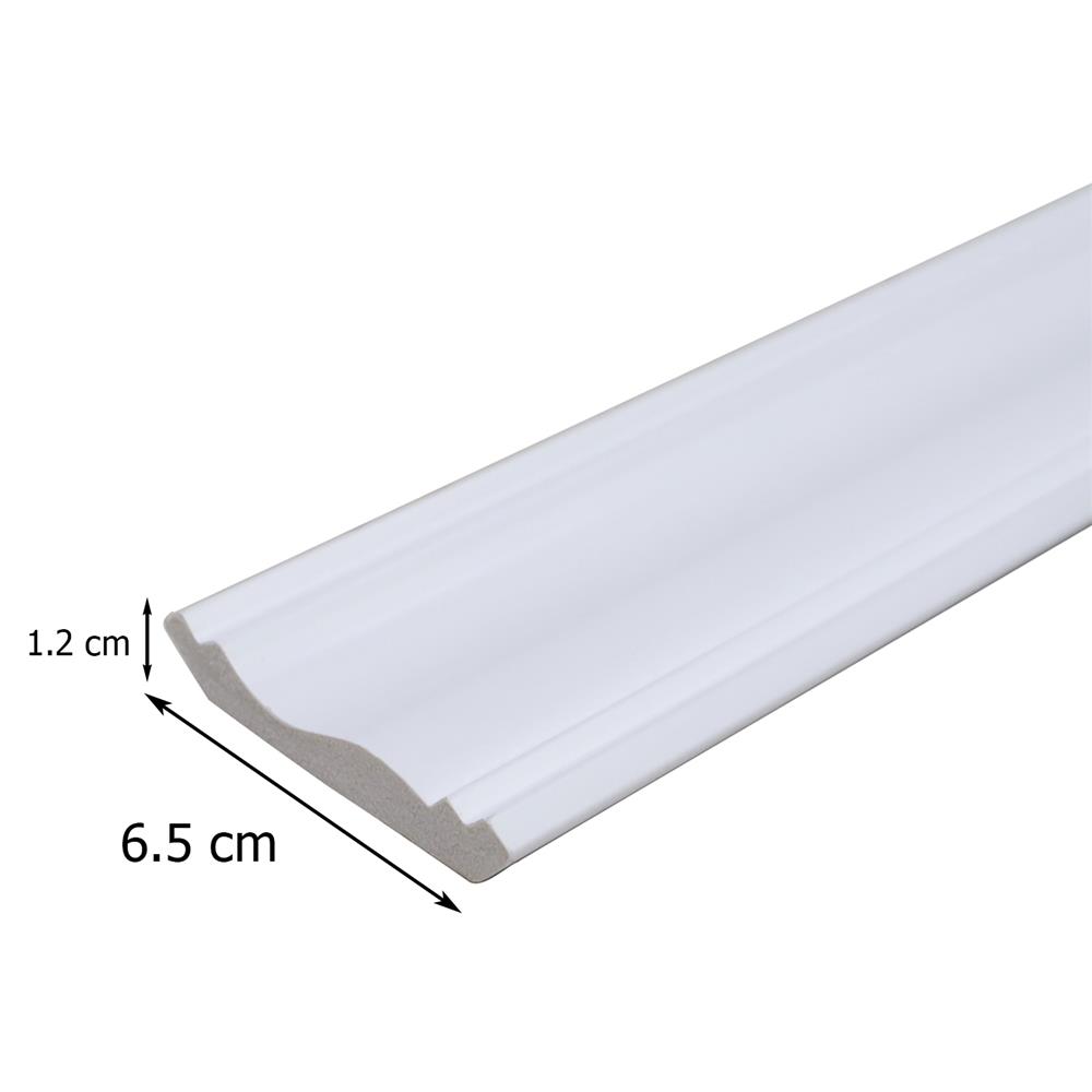 บัวฝ้า PS CROBERN JC880-W1 6.5X300X1.2 ซม. สีขาว