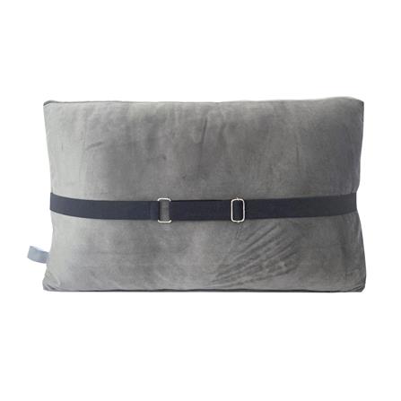 เบาะพิง HOME LIVING STYLE CUSHY 12X20 นิ้ว สีเทา_1