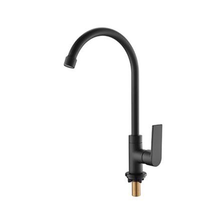 ก๊อกซิงค์เดี่ยวเคาน์เตอร์ HAFELE 485.61.052 สีดำ