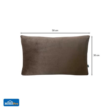 เบาะพิง HOME LIVING STYLE CUSHY 12X20 นิ้ว สีน้ำตาล_5