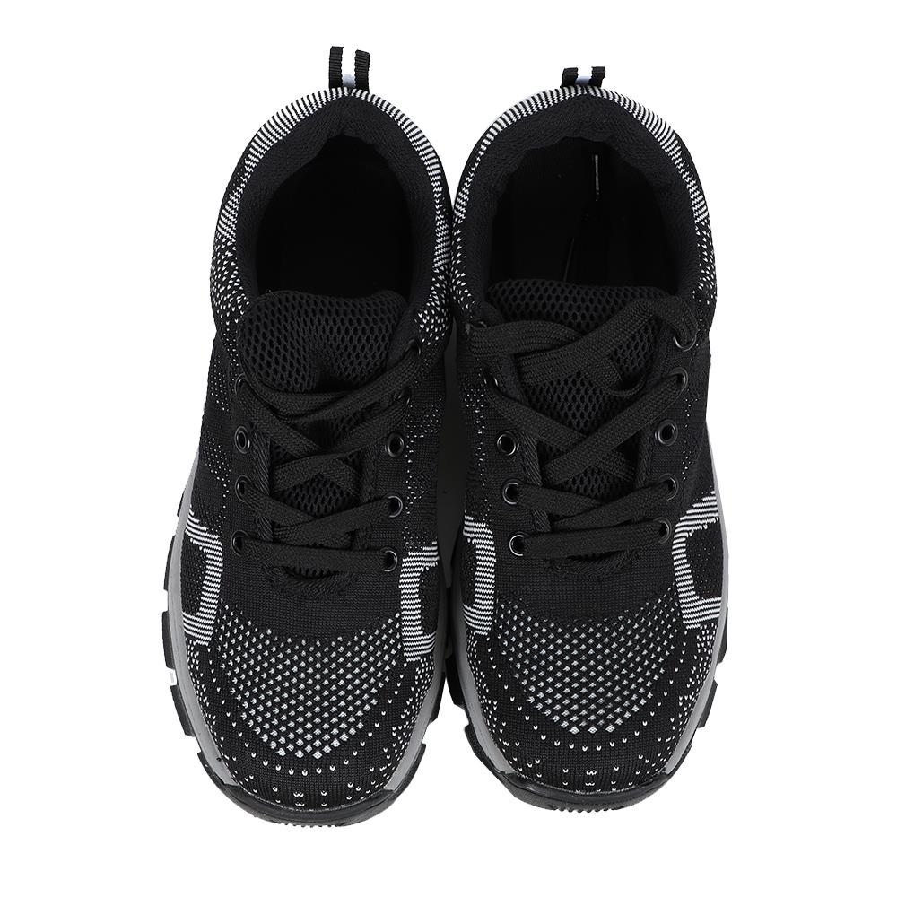 รองเท้านิรภัยผ้า พื้นยาง DEXZON LJ-1760 เบอร์ 40 สีดำ