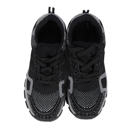 รองเท้านิรภัยผ้า พื้นยาง DEXZON LJ-1760 เบอร์ 39 สีดำ