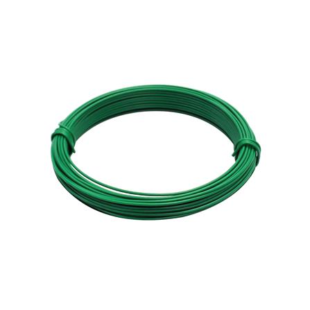 PVC COATED GALVANIZED WIRE ROPE PANSIAM NO.14 WPVC-1420 10M GREEN
