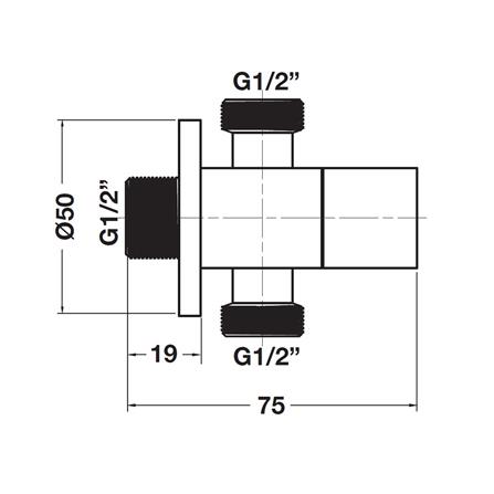 สต๊อปวาล์ว 2 ทาง HAFELE 495.60.829 สีดำ_1