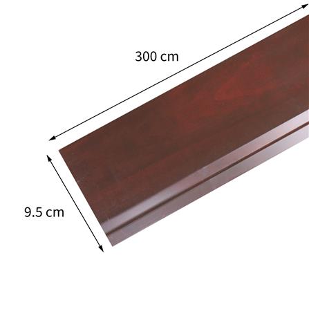 บัวพื้น PS CROBERN JC879-70312 9.5X300X1.2 ซม. สี BLACK WOOD_4