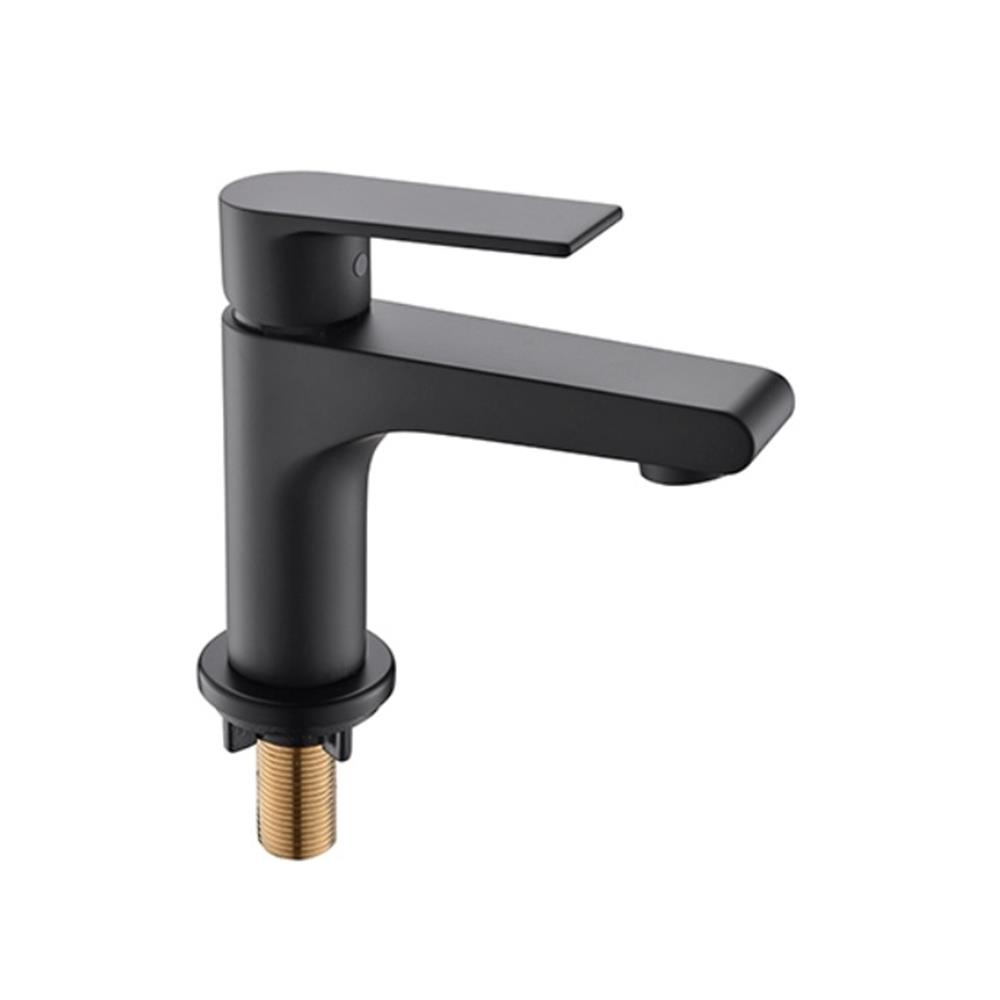 ก๊อกอ่างล้างหน้าเดี่ยว HAFELE 485.61.050 สีดำ