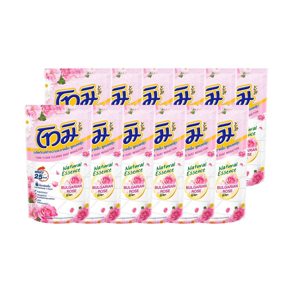 น้ำยาถูพื้น TOMI 550 มล. สีชมพู (แพ็ก 12 ชิ้น)